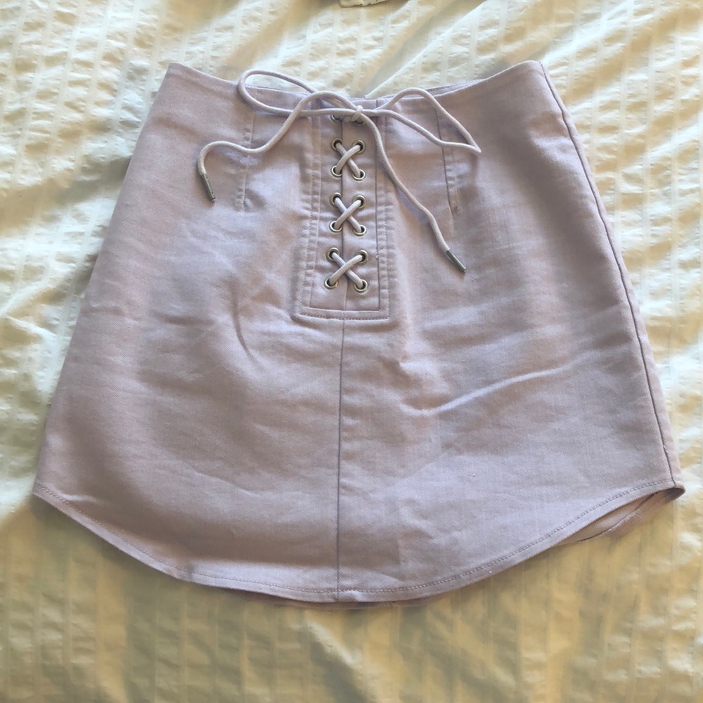 Forever 21 Lavender Denim Skirt